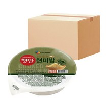 햇반 100% 현미로 지은밥 130g 24개