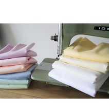 릴리패브릭 대폭원단 부드러운60수아사 6종 원단 천 C03, 연그린, 1개