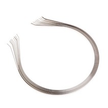 DIY 헤어 액세서리 공예 용 10pcs 5mm 블랭크 일반 금속 헤드 밴드 헤어 밴드, 은