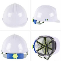 원터치 턱끈 건설 현장 투구형 안전모 산업용안전모 안전용품 안전헬멧, 투구 자동-진청색