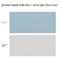 양면 휴대용 홈 오피스 마우스 패드 게이머 방수 PU 가죽 보호 테이블 간편한 쓰기 컴퓨터, N09-17