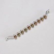 천지몰 도금 접지단자 접지부스바 접지바 10P 동부스바, 1개