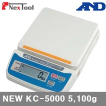 (반품불가)에이앤디 4403384 전자저울(단순중량) NEW KC-5000 5 100g 1g (1EA)