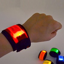LED 라이트밴드 자전거 안전밴드 야광띠, LED 오렌지