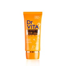 데이셀 닥터비타 비타민 선크림 50g SPF50+PA+++ 끈적임없는 미백 톤업 선크림, 1개 [기능성 샘플 증정!]
