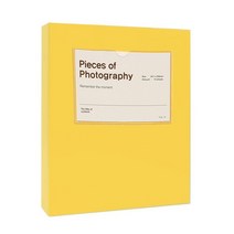 문구백서 초음파 접착식 포토 바인더앨범 50page l 옐로우(백지), 바인더앨범 (옐로우) 백지