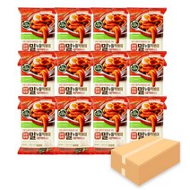 [풀무원] 말랑말랑밀누들떡볶이 2인(국물떡볶이소스) 1박스(12입) 떡볶이, 1박스, 423.5g
