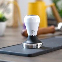업소용 커피머신 PULLMAN 조정 가능한 단단한 손잡이 커피 Tampers 58mm 기계 부속품 콩 압박 Coffeeware, 58.5mm, 05 White(BIG STEP)