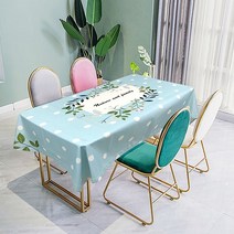 감성디자인 방수식탁보 식탁커버 테이블커버, 140×180 (4인용), 03. 도트 식탁보