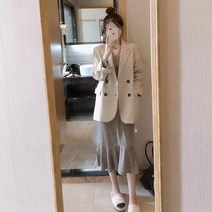 플라워원피스룩 프렌치 클래식 코디 잔꽃스커트 코트 작은 키 초여름 여성의류 어텀 무드 셋업 상의 2461995748