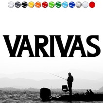 낚시로고스티커 FS010 VARIVAS 바리바스 조구사마크 태클박스 자동차꾸미기, 1개, 하늘M