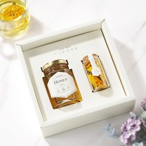 여섯별 제주 메리골드 꿀꽃차 답례품 메리골드 꽃차 선물세트 결혼 결혼식 돌 잔치 개업 승진 회사 조의 조문 장례 장례식 칠순 고희 어린이집 유치원 생일 사은품 퇴사 단체, 마음가득담아(브라운띠지), 꿀꽃차선물세트+친환경 종이쇼핑백