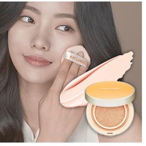마스크 에 안묻는 팩트 쿠션 다크닝없는 수부지 복합성 안묻어나는 쿠션 파운데이션, 리필 23호 골든 라이트