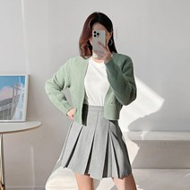러블리감성 보영 크롭 숏 볼레로 가디건