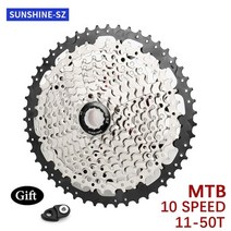 자전거 스프라켓 픽시휠 바퀴 시마노 스램 스프라켓 호환 12 11 10 9 8 7 단 선샤인 속도 카세트 자전거 액세서리 용 자전거 스프로킷 153, 10s 11-50t 확장