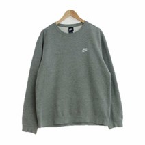 나이키스포츠 그레이 멜란지 면혼방 맨투맨 남자 XL [120] 8248