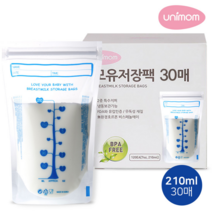 유니맘 모유저장팩 210ml, 30매, 6개