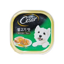 시저 반려견 주식캔, 불고기, 100g, 4개