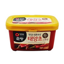 청정원 순창 태양초 고추장 1kg 된장/쌈장/간장/매운고추장/초고추장/전통고추장/순창고추장/설탕/참기름/식용유, 단일 수량