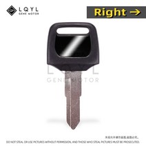 LQYL-오토바이 블랭크 키 혼다 DIO 56 Z4 125 스크r100 WH110 SCR 스쿠터 50CC 언컷 교체, 01 1 PCS Right