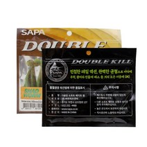 싸파 싸파 더블킬 SHAD 웜 6.5cm DKSW-D42 미끼 루어 낚시, 단일옵션