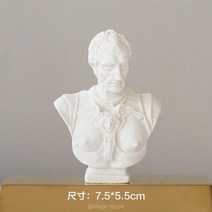 그리스 신화 입상 데이비드 초상화 흉상 미니 석고 동상 드로잉 연습 공예 조각 북유럽 장식, N