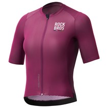 락브로스 로드투스카이 반팔져지 라이딩복 싸이클복 자전거의류(여성용 퍼플)