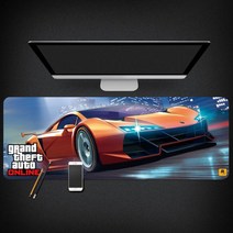 Grand Theft Auto 마우스 패드 GTA5 마우스 패드 대형 컴퓨터 게임 노트북 키보드 마우스 장패드 책상 패드 pc 게임 모바일 게임 캐릭터 마우스패드, 05_400x900mm | 3mm