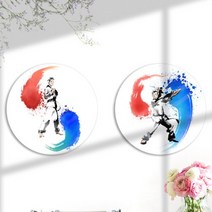 [바보사랑] 원형아크릴액자_태권도선수, 타입선택:이미지6