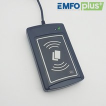 엠포플러스(주) RFID RF리더기 키보드방식 USB 13.56mhz ACR1281-C2 액셀 메모장 출력, RFID리더기 ACR1281-C2