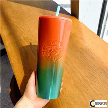 스타벅스 보온병 텀블러 보온보냉 하와이 체리블라썸 컵 파인애플 컬러 캠핑 대용량, 710ML