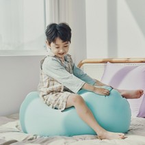 쿠션 아동 유치원 생활특권 쇼파 소파 키즈 집 어린이 빈백 도서관 어린파 주니어 용, 쿠팡2 쫀득 어린이 빈백_화이트