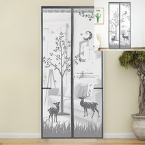 문모기장 90x200cm 그레이 방충망부속 침대용모기장 실외기실방충망 모기덮장 미닫이방충망 간편모기장 현관방충