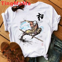 아바타 물의길 피규어 용품 아바타 The Last Airbender T 셔츠 여성 Appa Tshirt Funny atar Graphic Te, 05 87181_05 L