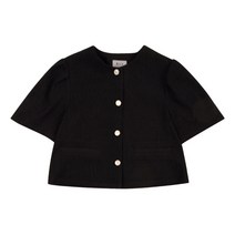 빈2 블랙 요루지 자켓 블라우스 BX22BL02BK