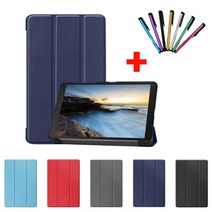 터치펜 증정 갤럭시탭A7 라이트 스마트 케이스 SM-T220 SM-T225 GALAXY TAB A7lite, 레드
