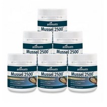 굿헬스 초록입홍합 고농축 머슬 2500mg 300캡슐 6개, 2500ml