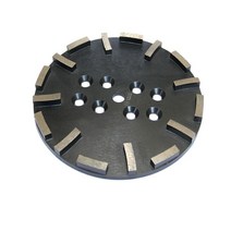 콘크리트연마기 바닥 그라인더 용 다이아몬드 플레이트 도구 콘크리트 화강암 석재 250mm 20 세그먼트, 02 grit 120_02 hard bond
