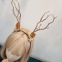 크리스마스 파티 요정 소품 뿔 할로윈 사슴 머리띠 루돌프, 상세페이지 참조, 상세페이지 참조