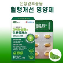 코오롱제약 기억력 혈행엔 징코플러스 500mgX30정 은행잎추출물 기억력 개선 멀티 영양제, 30정 x 16개