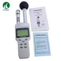[해외] 기존 TENMARS TM188 열 스트레스 WBGT 미터 온도 습도 및 이슬점 테스터 응답 커패시턴스 센서, 상세내용표시