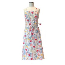 은빛라인 예쁜 원피스 앞치마 6종, 플라워핑크