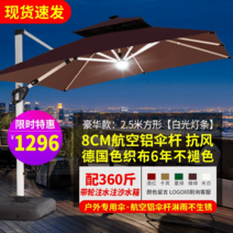 태양광 캐노피 파라솔 마당 야외 조명, 옵션18
