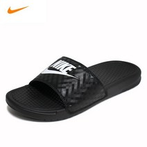 나이키 NIKE 베네시 JDI 슬라이드 슬 블랙 남자 여자 학생 스포츠 실내화 신발 343881-011