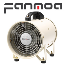 [팬모아] 포터블 팬 배풍기 급기 배기 경량 저소음 공사 철거 현장 분진 환기용 FMA-F20 FMA-F25 FMA-F30