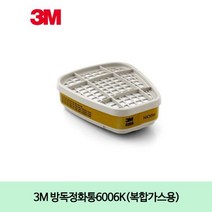 쇼프 방독면정화통 방독면필터 방독정화통6006K(복합용) 3M 2W7A560B, 1개, 1개