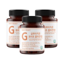 바디프로젝트 글루타치온 화이트 콜라겐정 500mg x 60정, 3개(6개월분) 180정