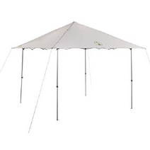 콜맨 타프 라이트 빠른설치 Pop Up Canopy 10 x 10텐트 UPF 50+ 태양 그늘막, 녹색/백색