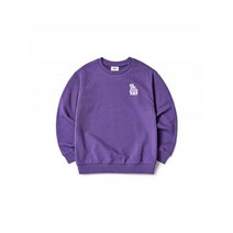 MLB KIDS 로고 와펜 맨투맨 LA D.Lavender