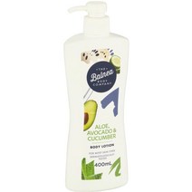 발네아 호주 Balnea Body Lotion 알로에 아보카도 & 큐컴버 바디로션 400ml, 1팩